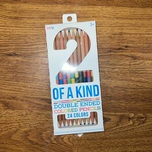 ooly 2 of a kind double ended colored pencils (24 colors)
